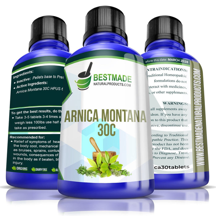 Arnica Montana 30c Natural Pain Relief for Muscle Soreness 
