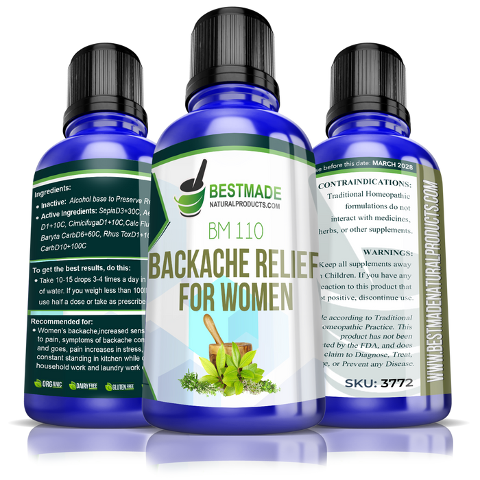 Backache Natural Support for Women (BM110) - Simple Product