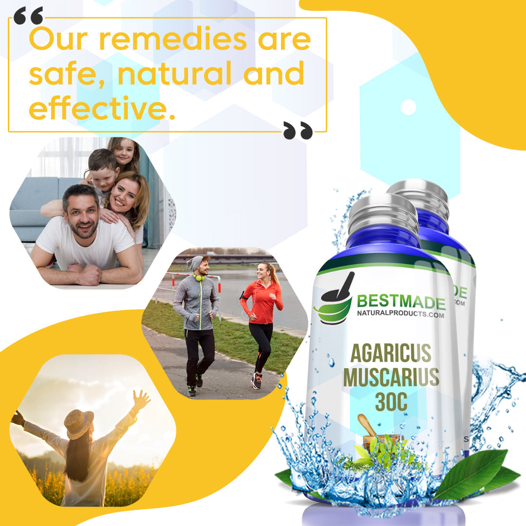 Agaricus Muscarius Pills Remedy for Vertigo Delirium and