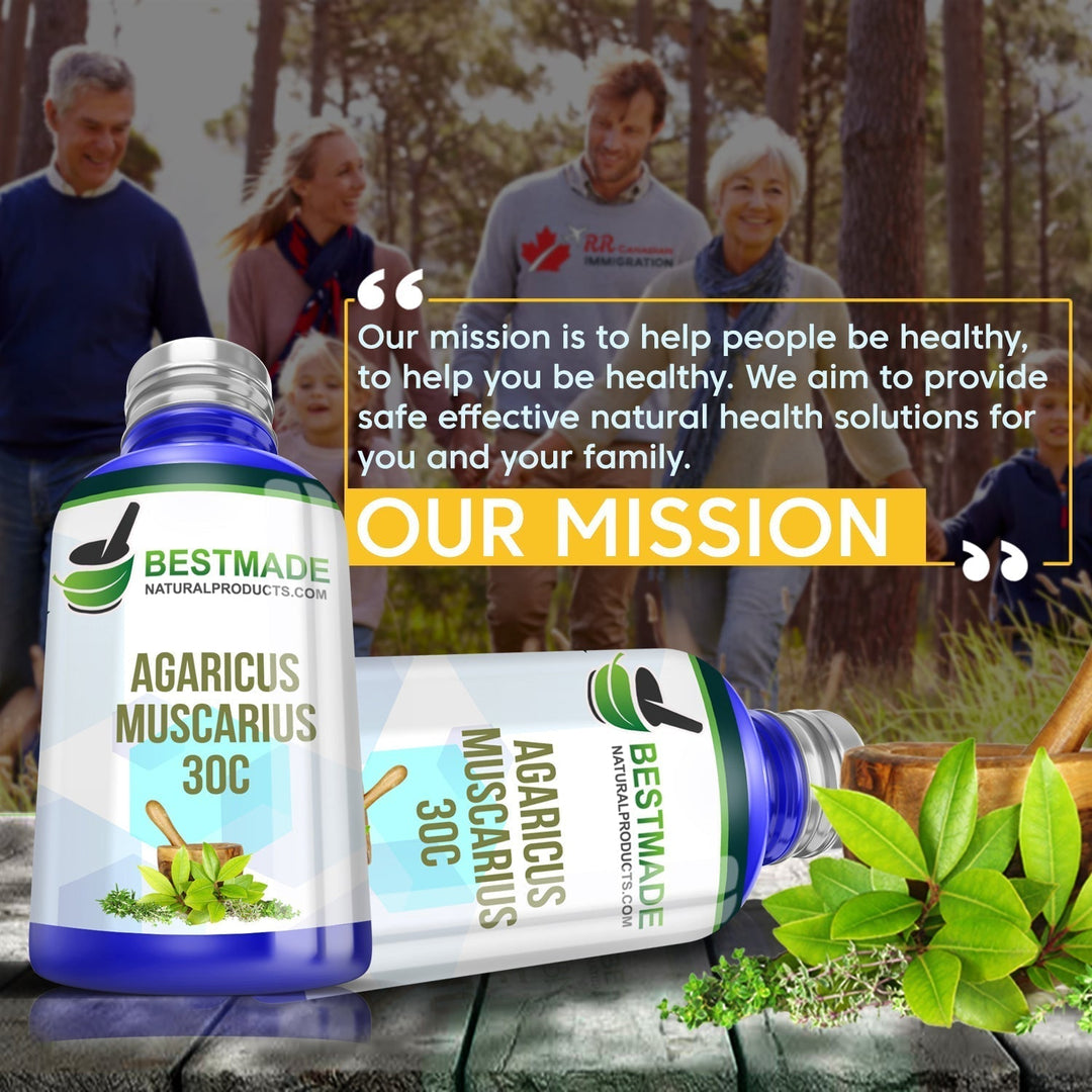 Agaricus Muscarius Pills Remedy for Vertigo Delirium and