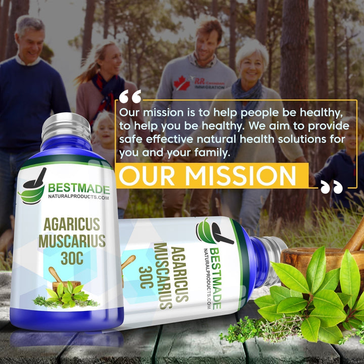 Agaricus Muscarius Pills Remedy for Vertigo Delirium and