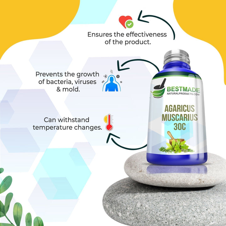 Agaricus Muscarius Pills Remedy for Vertigo Delirium and