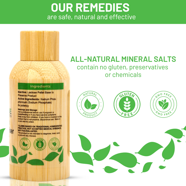 Natrum Phosphoricum 6x | Acid Neutralizer Remedy - Simple