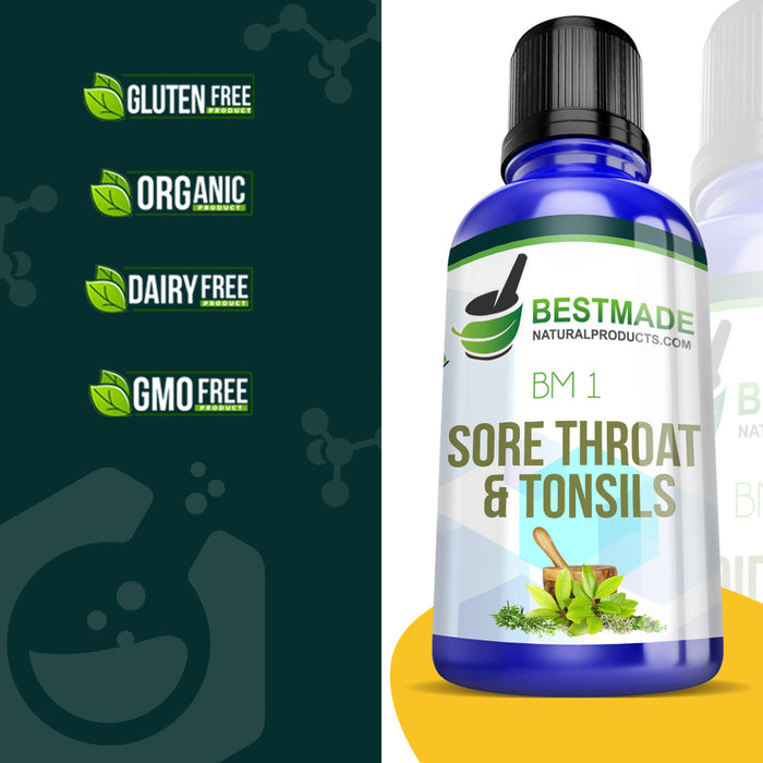 Natural Remedy for Sore Throat & Tonsillitis BM1 - Simple 