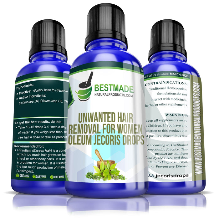 Unwanted Hair Removal For Women Oleum Jecoris Drops - Simple