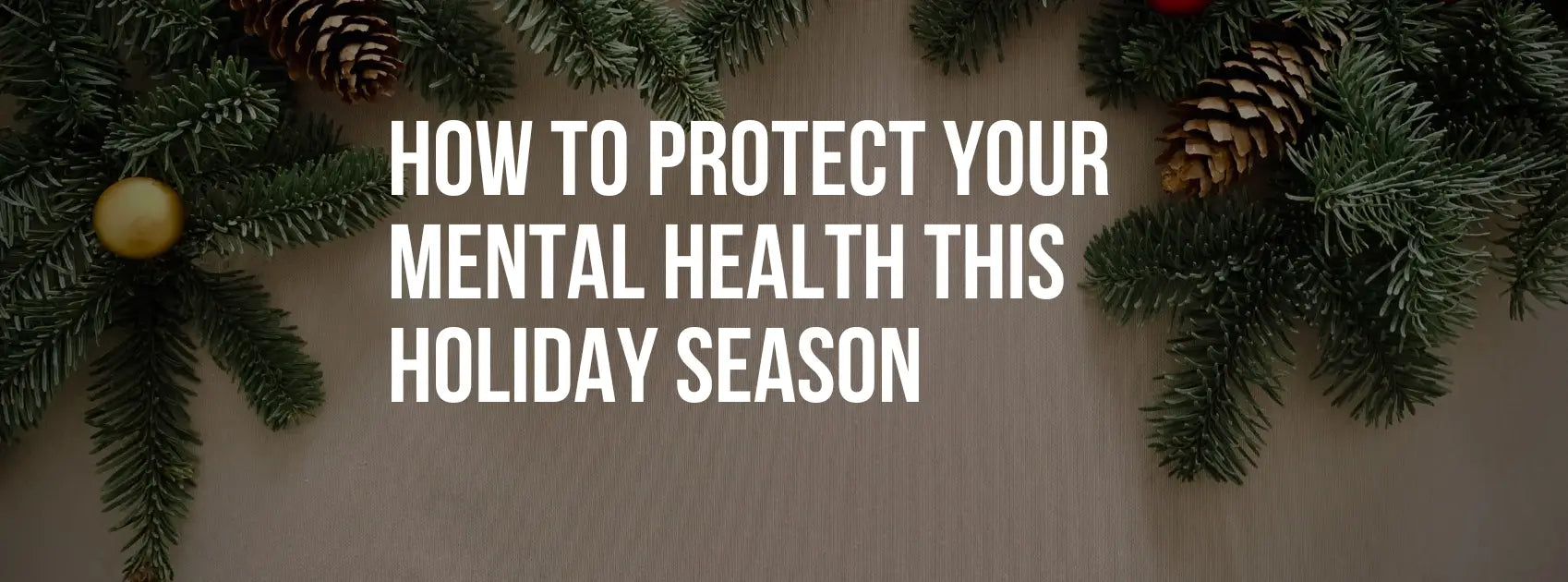 How to Protect Your Mental Health This Holiday Season