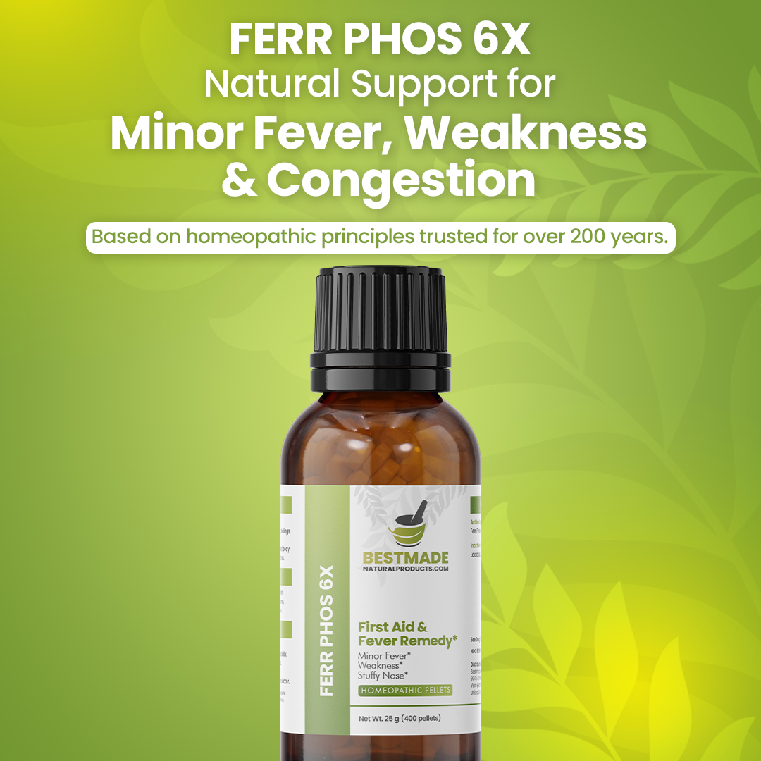 Ferr Phos 6X Primeiros Socorros &amp; Fever Remedy