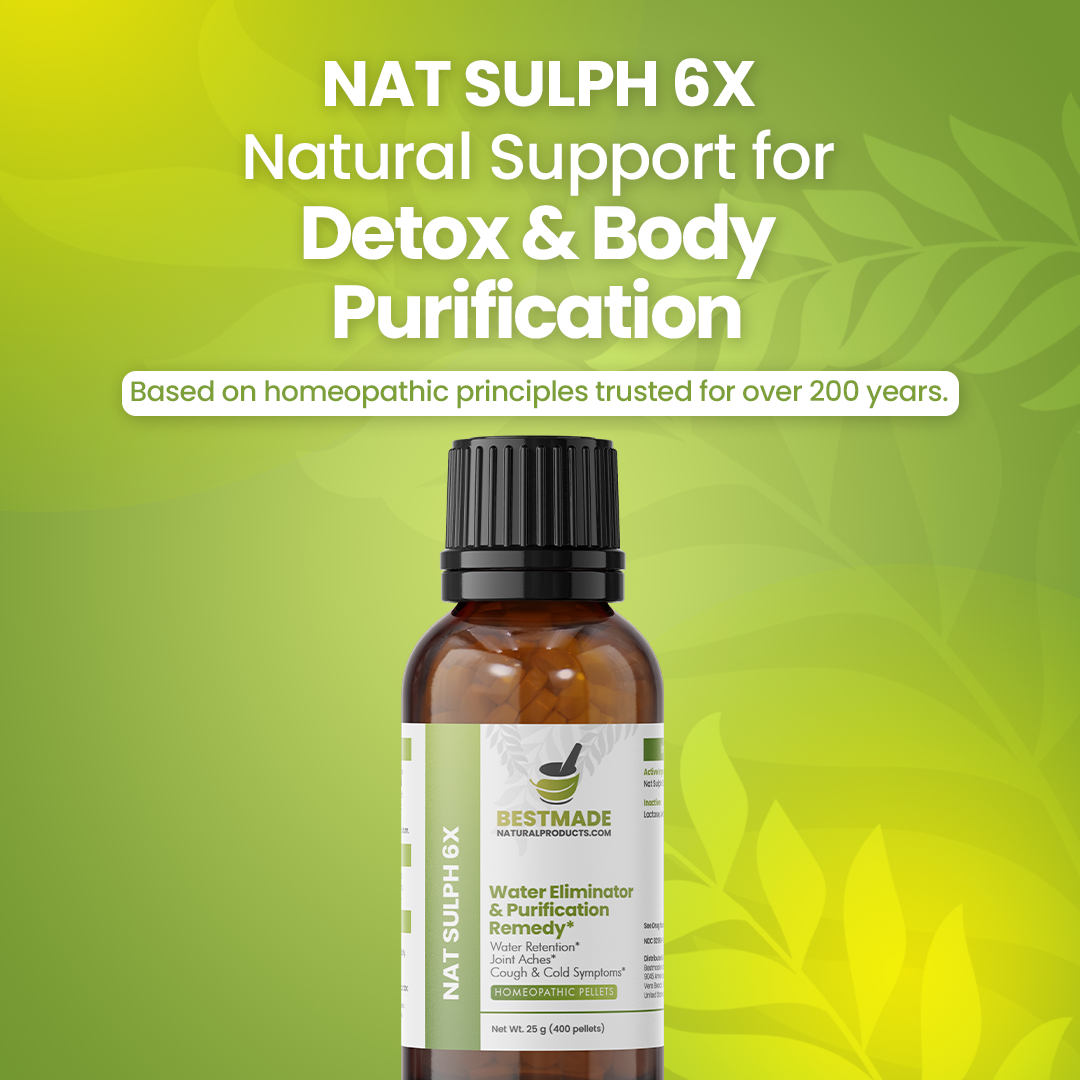 Nat Sulp 6x Water Eliminator - Remède de purification, 300 granulés