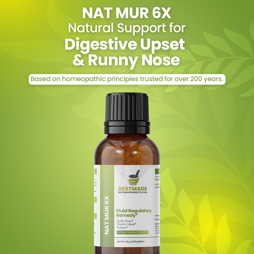 Nat Mur 6x (Natrum Muriaticum) Cell Salt - Fluid Regulation Remedy