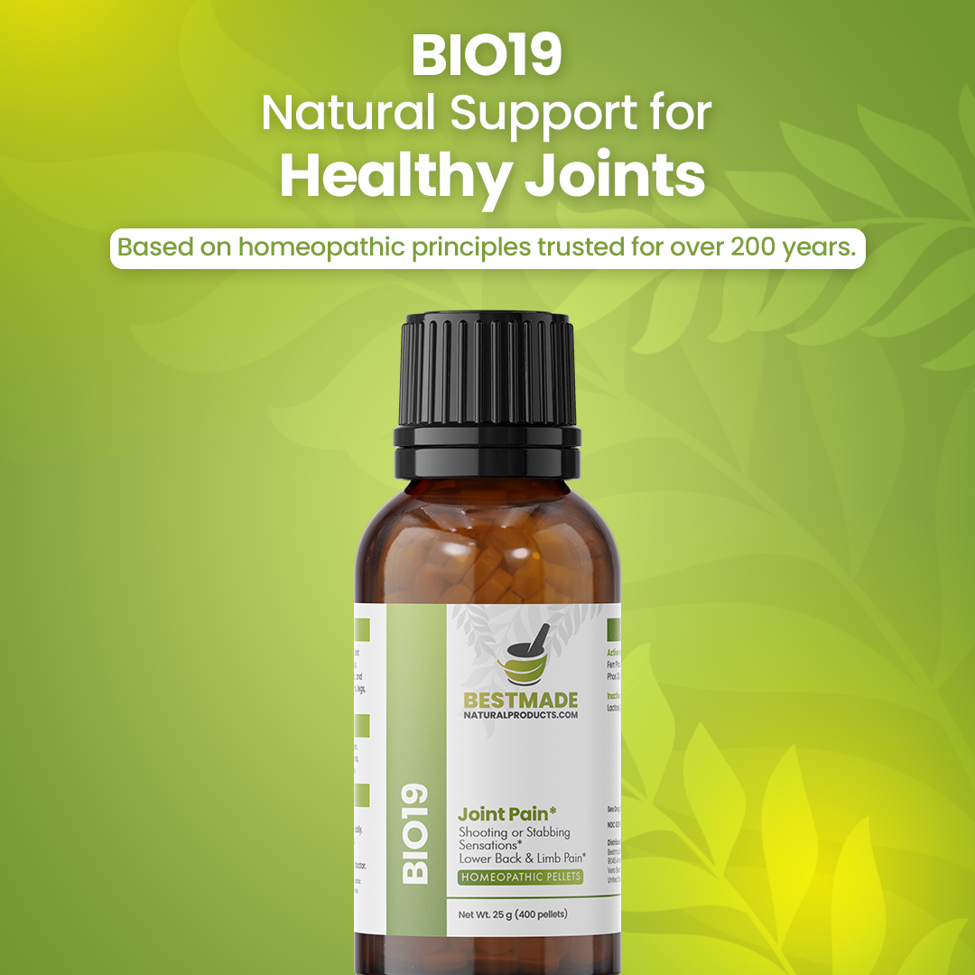 Joint Pain Support BIO19 - Cell Salt Combination for Joint Stiffness, Shooting &amp; Lower Back Pain