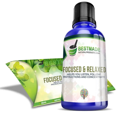 Focused and relaxed natural remedy