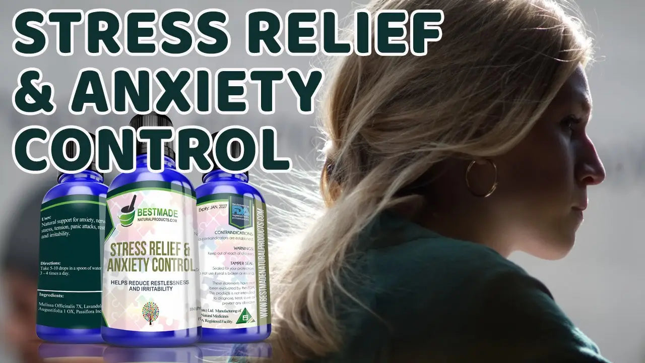 Stress relief and anxiety control natural remedy