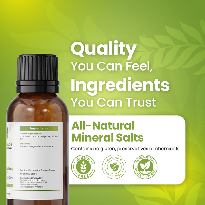 Gingivitis Support BIO18 - Cell Salt Combination for Swelling, Bleeding Gums &amp; Bad Breath