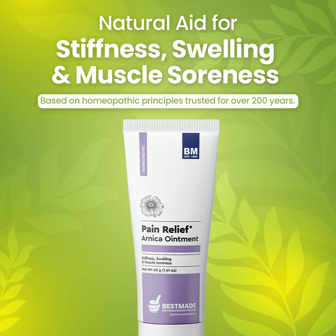 Arnica Ointment for Muscle Soreness, Stiffness & Swelling - Homeopathic Pain Relief, 40g (1.41 oz)
