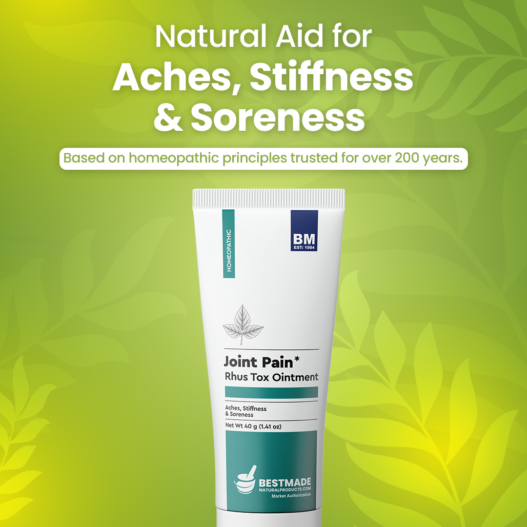 Rhus Toxicodendron Ointment for Aches, Stiffness &amp; Soreness – Homeopathic Pain Relief, 40g (1.41 oz)