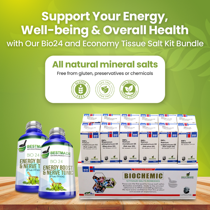 Economy Tissue Salt Kit + Bio24 (2-Pack) Bundle – Supports Energy, Well-Being & Overall Health