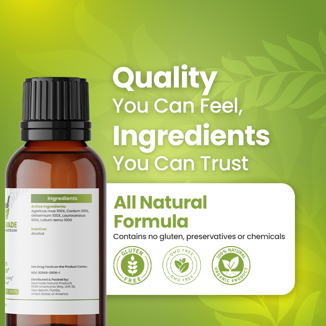 Tremors of Hands Support (BM206) - For Tremor Support, Hand Tremors from Aging, Tiredness, Stress, Muscle Rigidity & Slowed Movement | Homeopathic Combination Remedy, Non-Toxic, Natural, 30 mL Drops