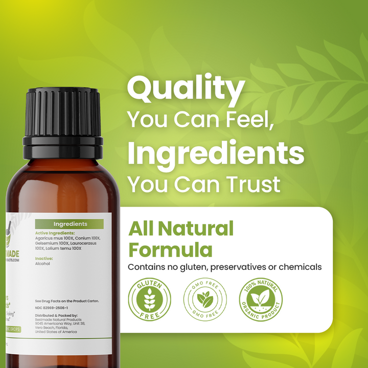 Tremors of Hands Support (BM206) - For Tremor Support, Hand Tremors from Aging, Tiredness, Stress, Muscle Rigidity & Slowed Movement | Homeopathic Combination Remedy, Non-Toxic, Natural, 30 mL Drops