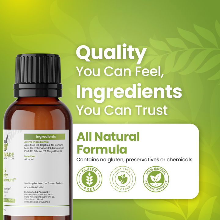 Toxins &amp; Immunity Improvement Support (BM5) - Detox from Toxins, Pollutants &amp; Chemicals, Promotes Kidney &amp; Liver Health | Homeopathic Combination Remedy, Non-Toxic, Natural, 30 mL Drops