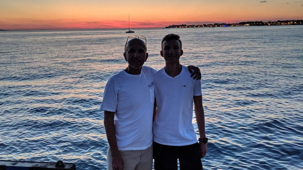 Miro & Amadeus on the beach