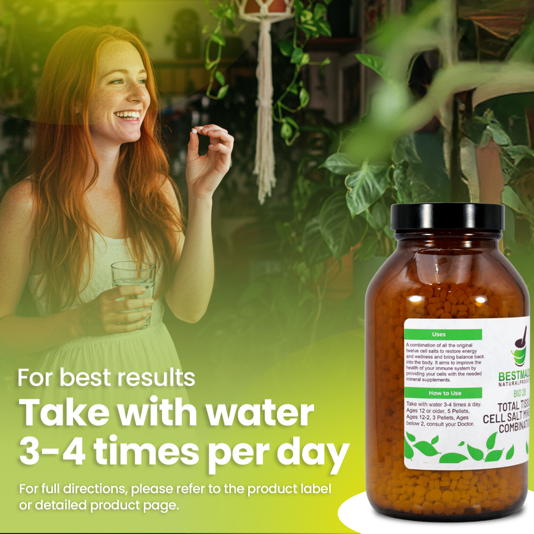 Total Tissue Cell Salt Mineral Combination Bio28 Pellets