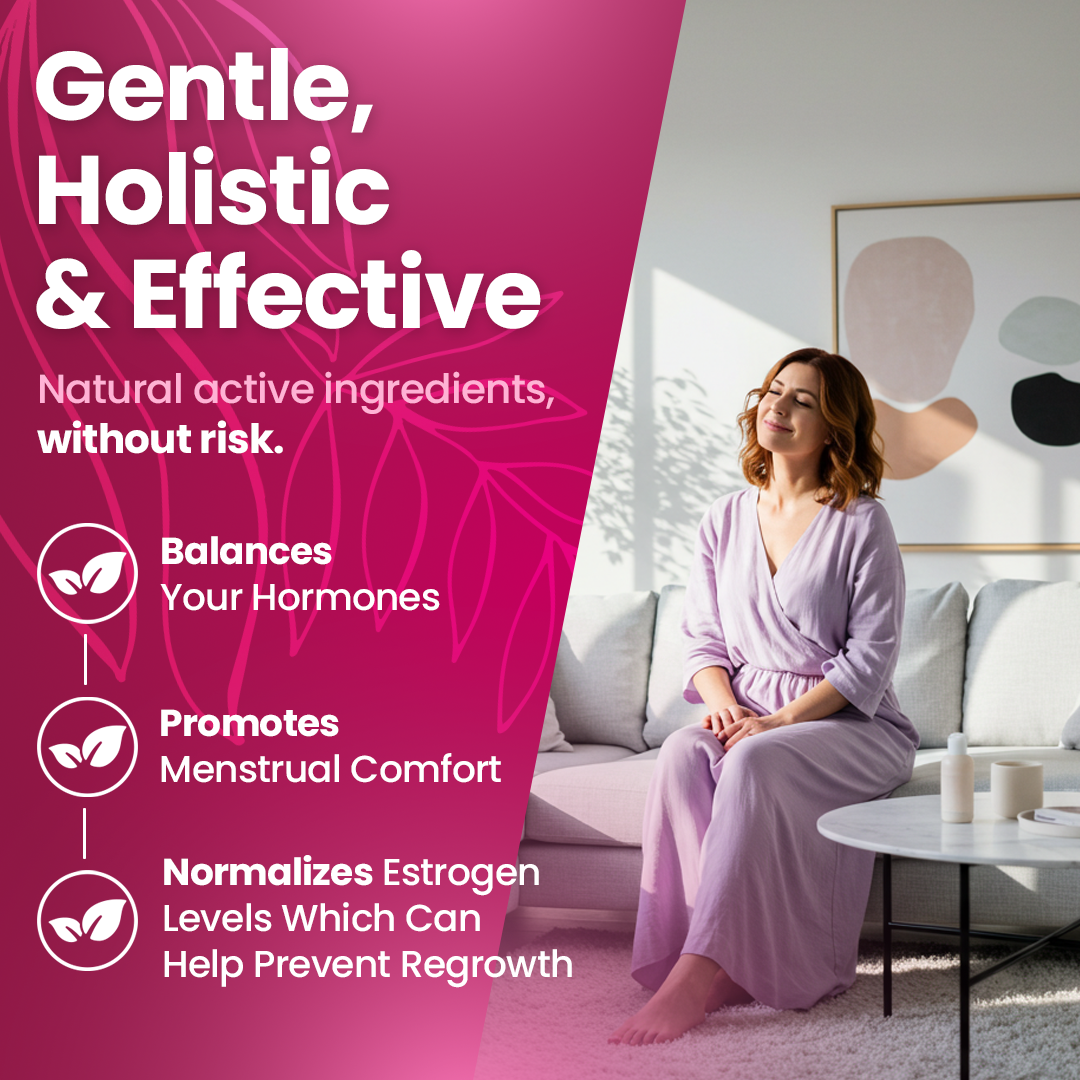 Fibroid Shrink & Ovarian Cysts Remedy (BM36) - Balance Estrogen Levels and Prevent Regrowth, Support for Menstrual Pain and Painful Intercourse | Homeopathic Combination Formula, 140 Pellets