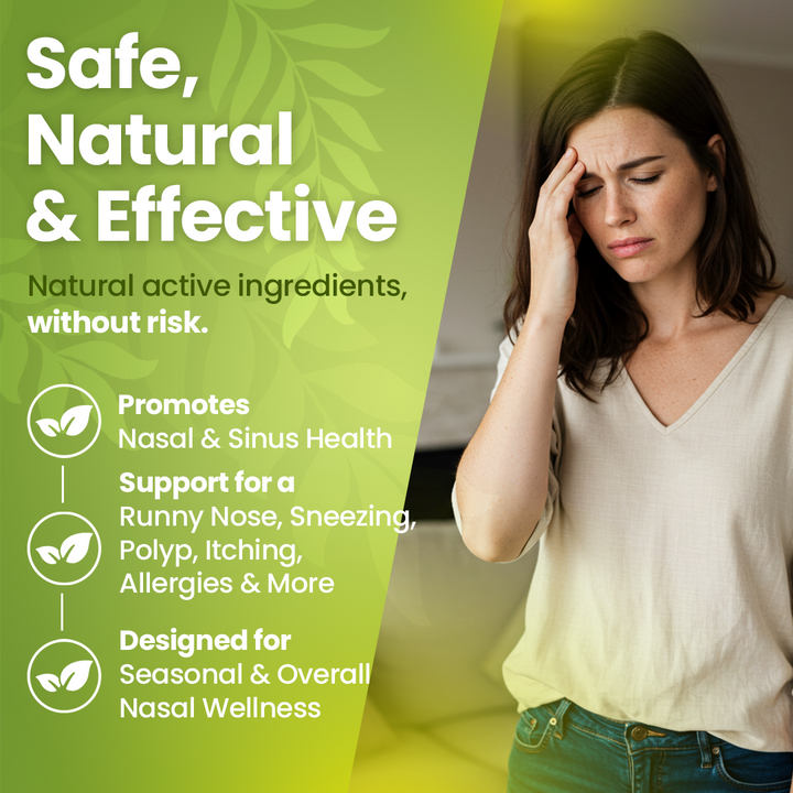 Sinus Pain, Rhinitis and Polyp Support (BM100) - Nasal Discomfort, Runny Nose, Sneezing, Itching, Seasonal Allergies | Homeopathic Combination Remedy, Non-Toxic, Natural, 140 Pellets