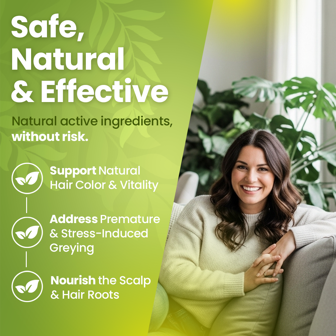 Grey Hair Reversal Formula (BM70) - Stress-Induced Greying, Malnourished Scalp | Homeopathic Combination Remedy, Non-Toxic, Natural, 30 mL Drops