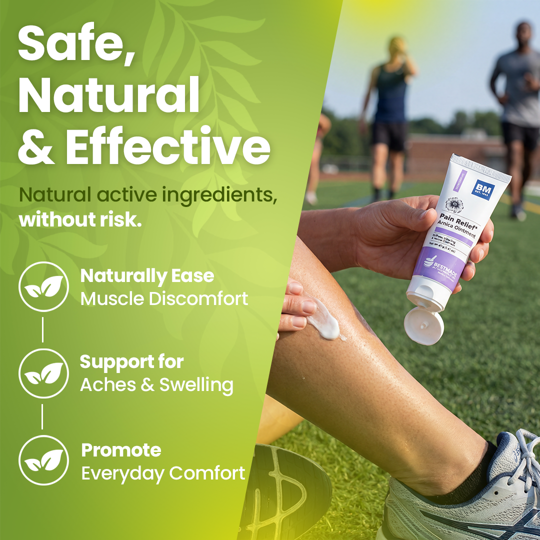 Arnica Ointment for Muscle Soreness, Stiffness & Swelling - Homeopathic Pain Relief, 40g (1.41 oz)