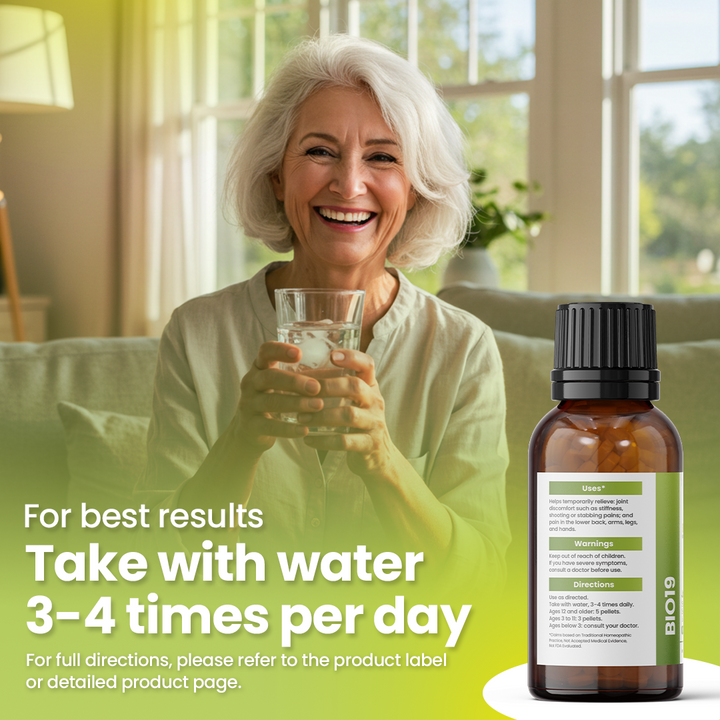 Joint Pain Support BIO19 - Cell Salt Combination for Joint Stiffness, Shooting &amp; Lower Back Pain