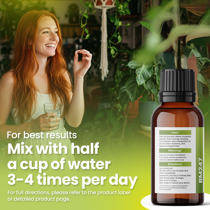 Weight Management Remedy (BM247) - For Hunger Control &amp; Sugar Cravings | Homeopathic Combination Formula, Non-Toxic, Natural, 30 mL Drops