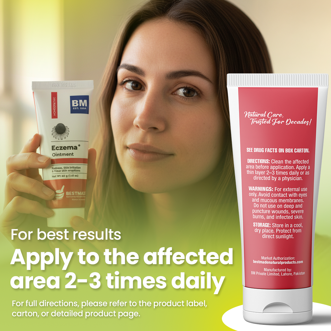 Eczema Ointment for Redness, Skin Irritation & Minor Skin Eruptions - Homeopathic Skin Relief, 40 g (1.41 oz)