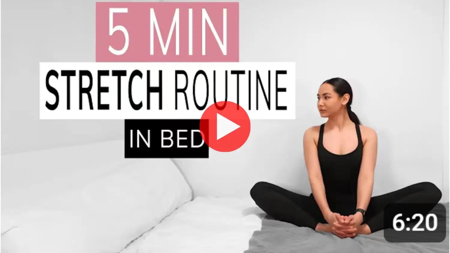 STRETCH ROUTINE IN BED