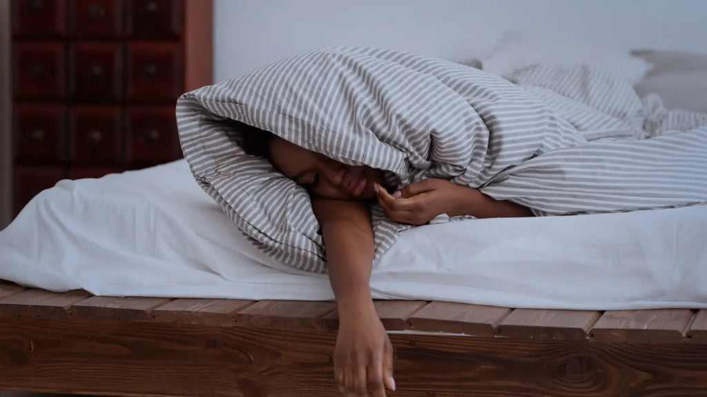 Woman sleeping in bed