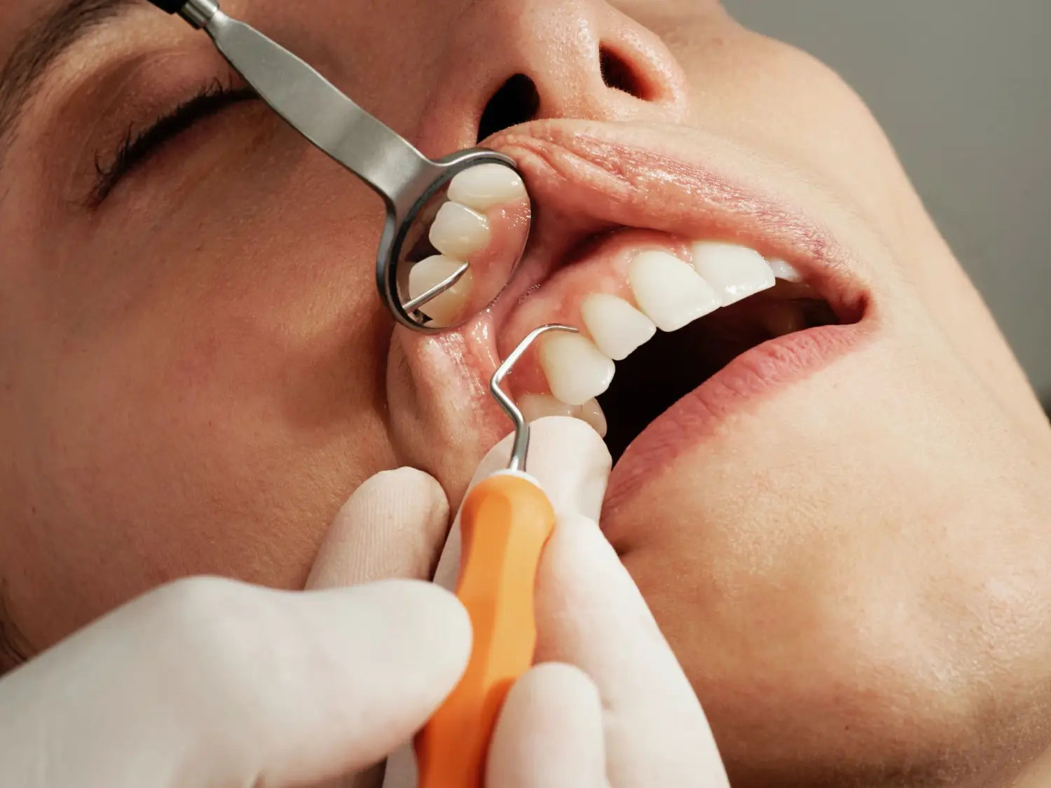 woman at dentist