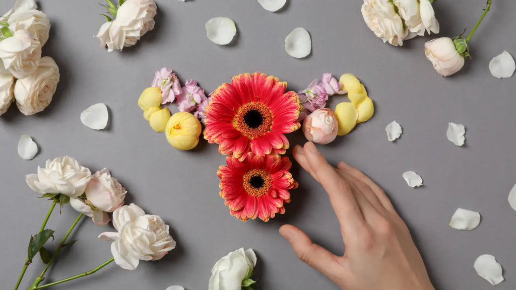 Flowers representing reproductive health