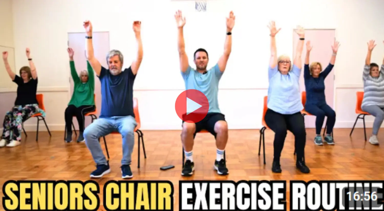Senior chair exercise routine