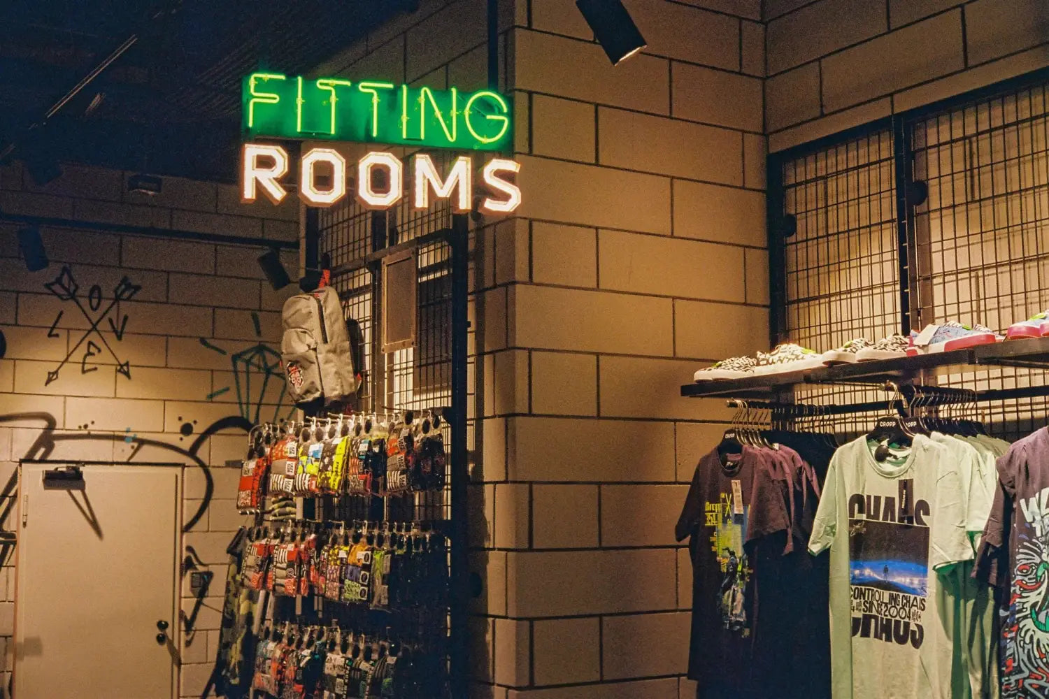 Store fitting room