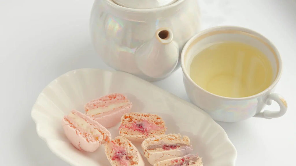 White tea and biscuits