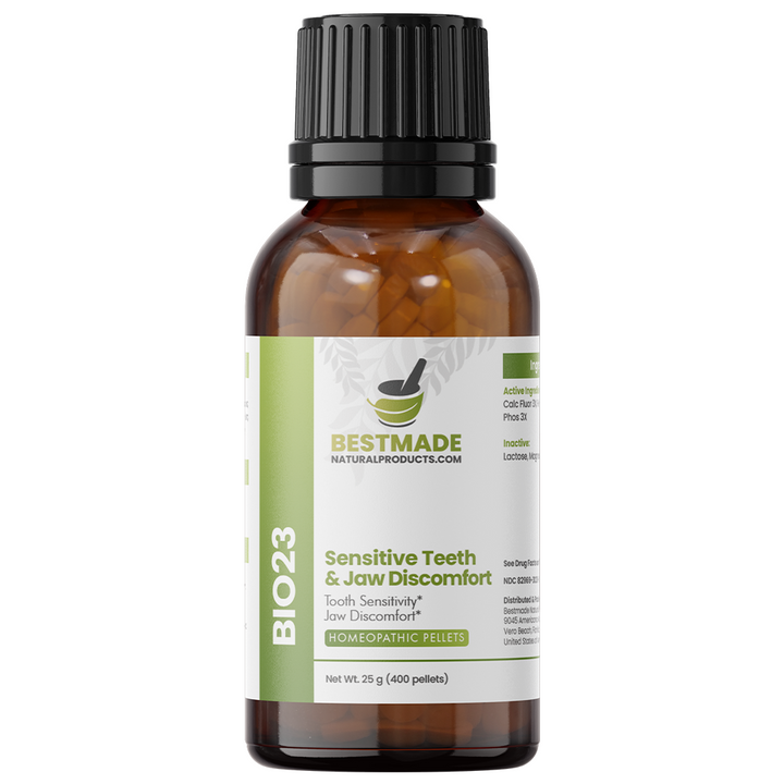 Toothache &amp; Jaw Pain BIO23 - Cell Salt Combination for Tooth Sensitivity and Oral Discomfort | 400 Pellets