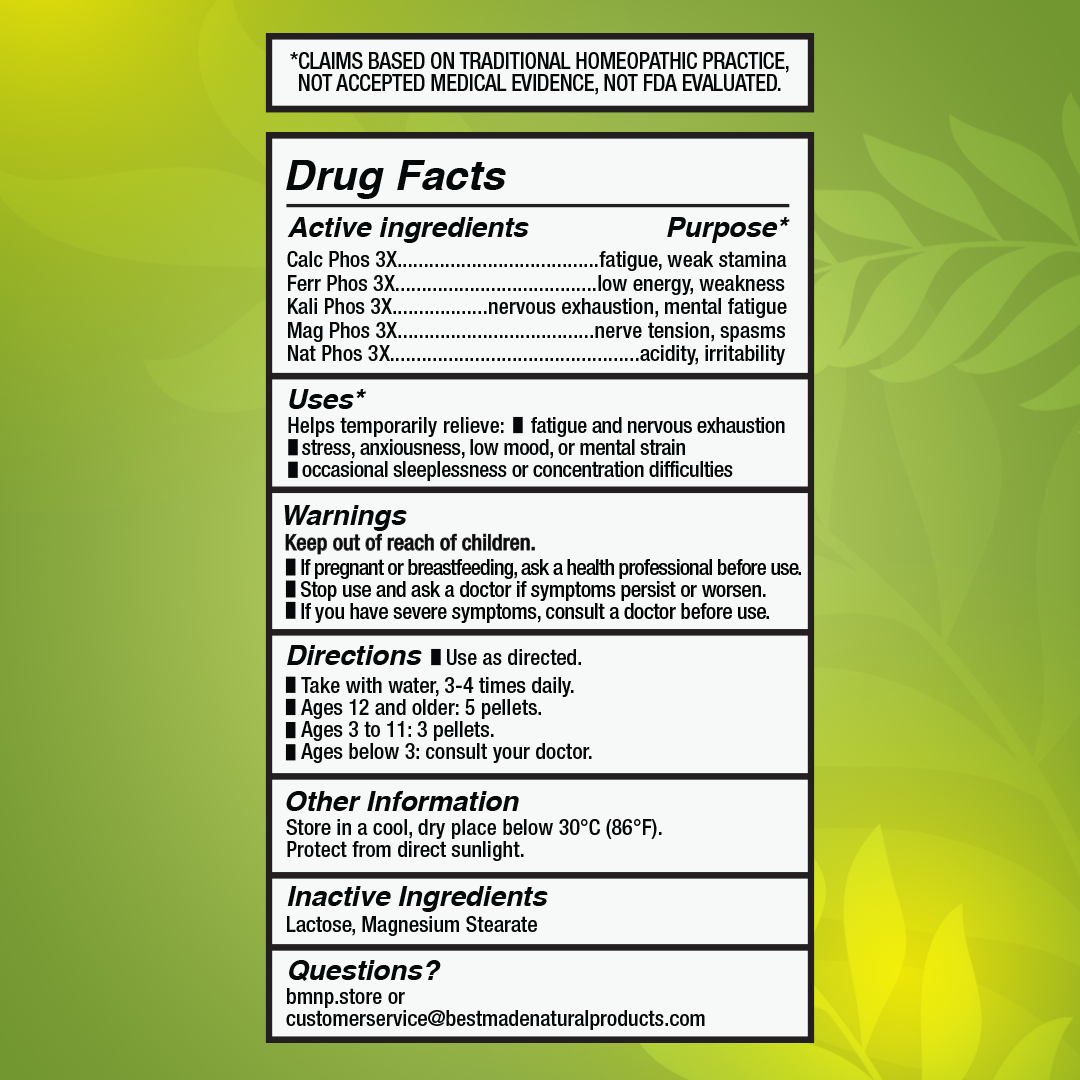 Energy Boost &amp; Nerve Tonic (Five Phos) Bio24