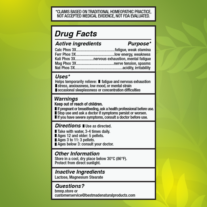 Energy Boost &amp; Nerve Tonic (Five Phos) Bio24
