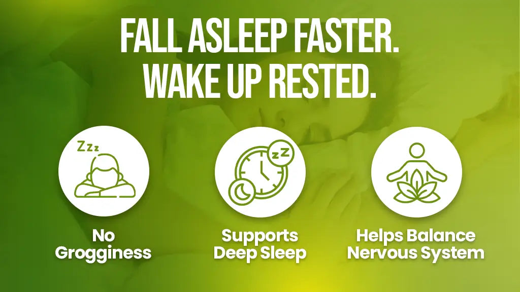Fall asleep faster, wake up rested
