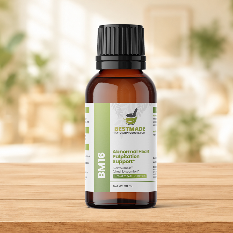 Abnormal Heart Palpitation Support (BM16) - Naturally supports a calm, balanced heart