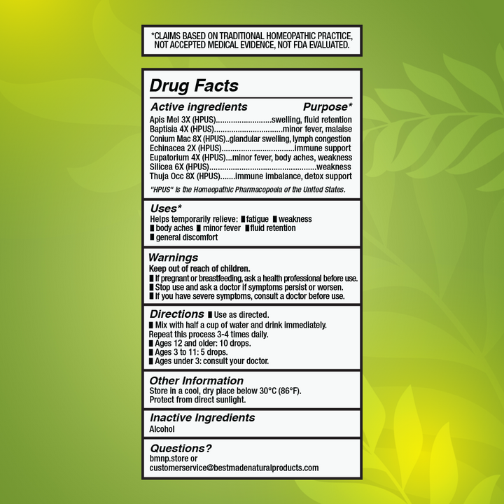 Toxins &amp; Immunity Improvement Support (BM5) - Detox from Toxins, Pollutants &amp; Chemicals, Promotes Kidney &amp; Liver Health | Homeopathic Combination Remedy, Non-Toxic, Natural, 30 mL Drops