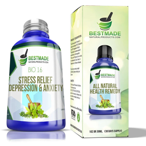 Stress relief depression and anxiety natural remedy