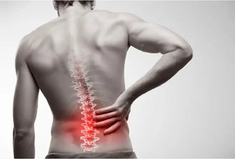 Man suffering from back pain