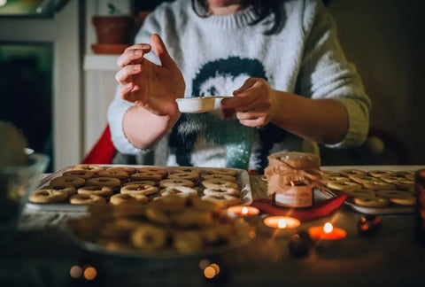 Baking cookies