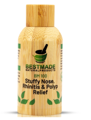 Natural remedy for stuffy nose, rhinitis and polyp relief