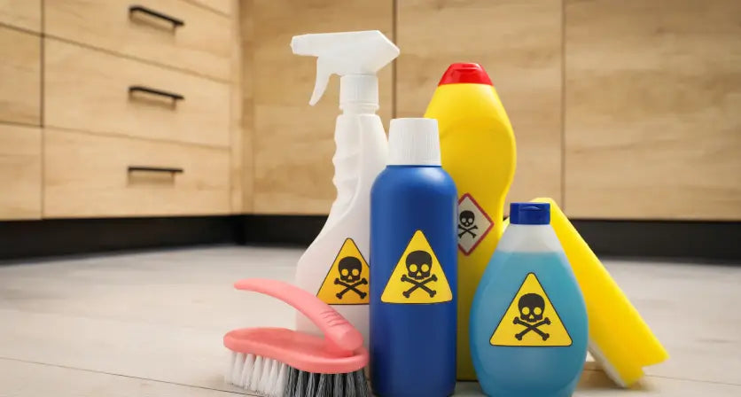 Toxic household cleaning products